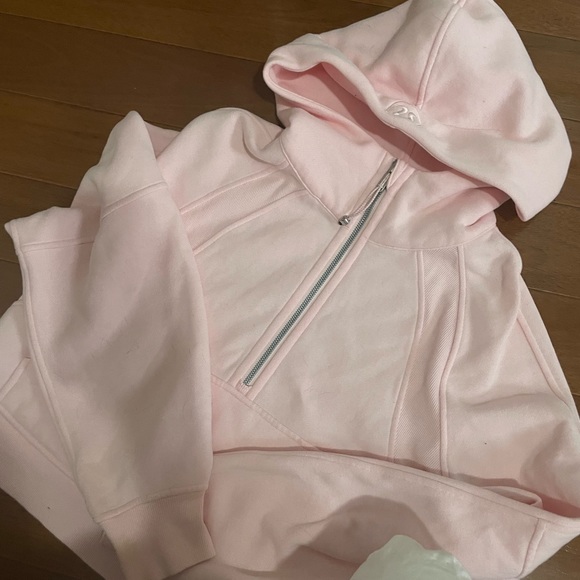 strawberry milkshake scuba half zip hoodie - Picture 1 of 4